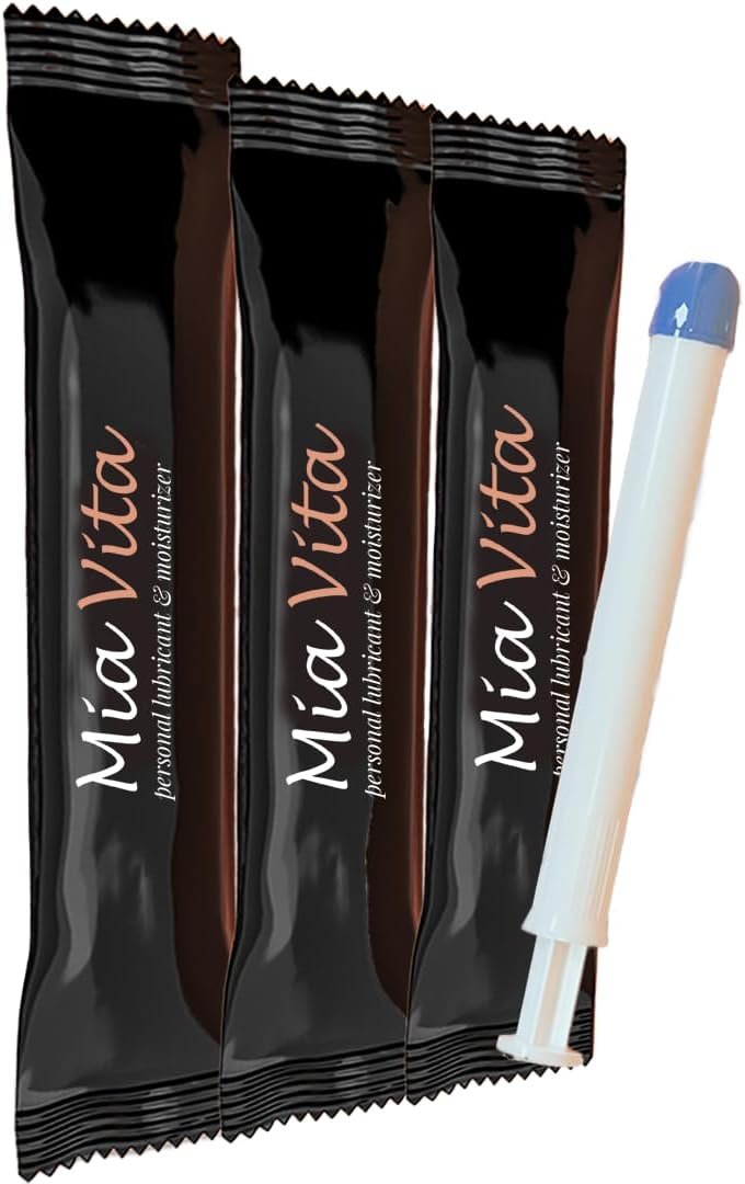 Mia Vita Pre-filled Moisturizer Women’s Preferred Premium Hygiene Products for Vaginal Intimate Skin Dryness, Itch Relief, and Burning, Anti-itch Feminine Care, 3 Applicators