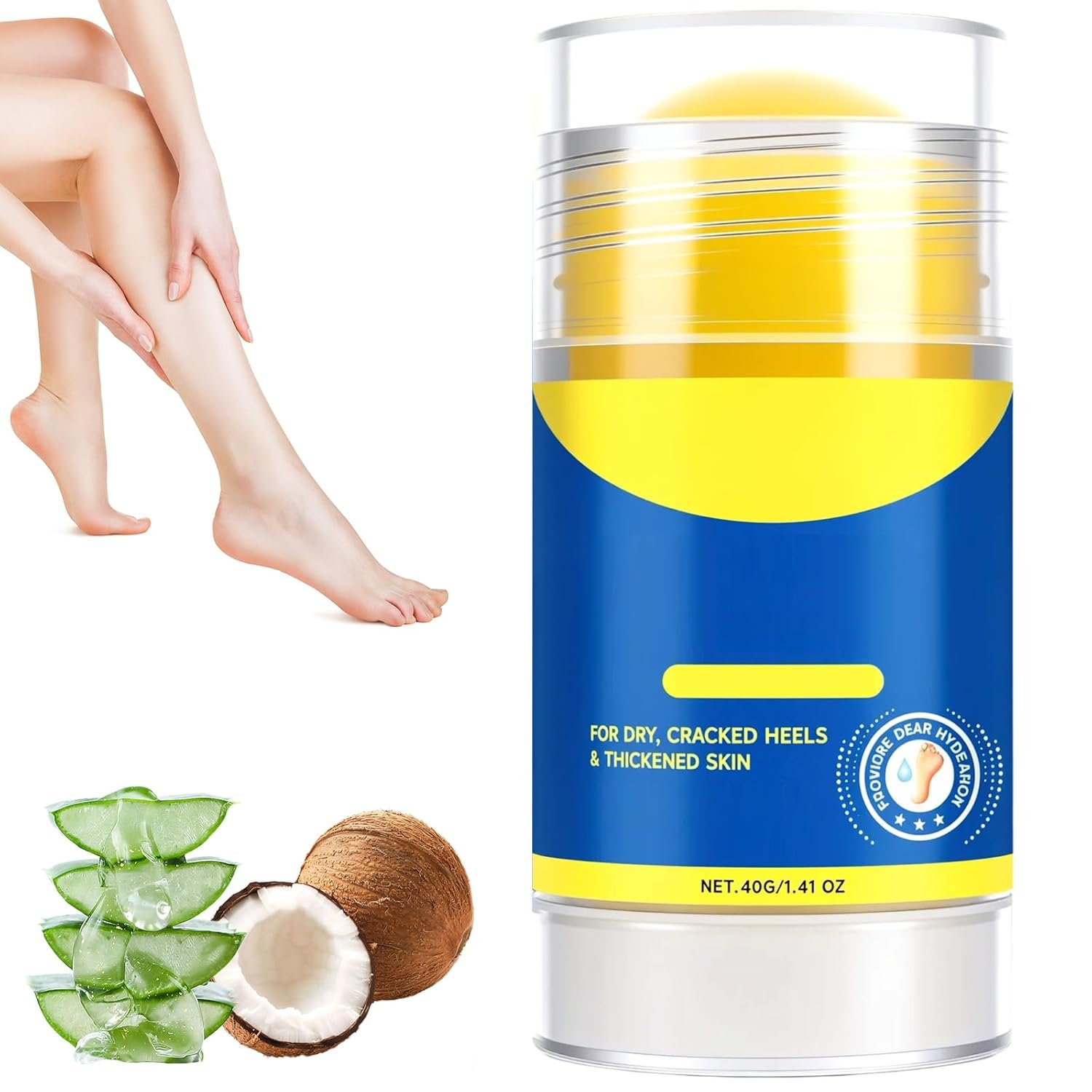 Cecurpo Hydrating and Anti-Cracking Foot Cream, 2026 Upgraded Moisturising and Relieves Cracking and Dryness Foot Cream, Repairs and Hydrates Dry and Cracked Feet Hand (1)