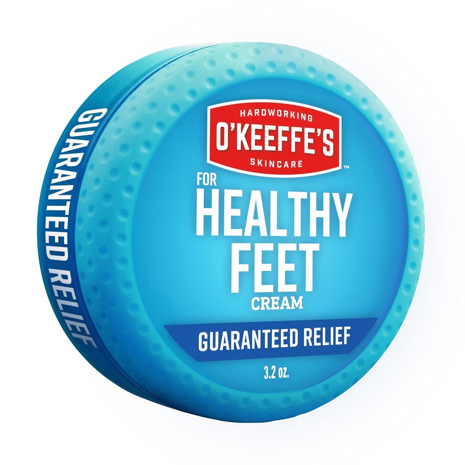 O’Keeffe’s for Healthy Feet Foot Cream – 3.2 oz Jar (1 Pack) – Guaranteed Relief for Extremely Cracked, Dry Feet, Repairing Skincare, Instantly Boosts and Retains Moisture Levels