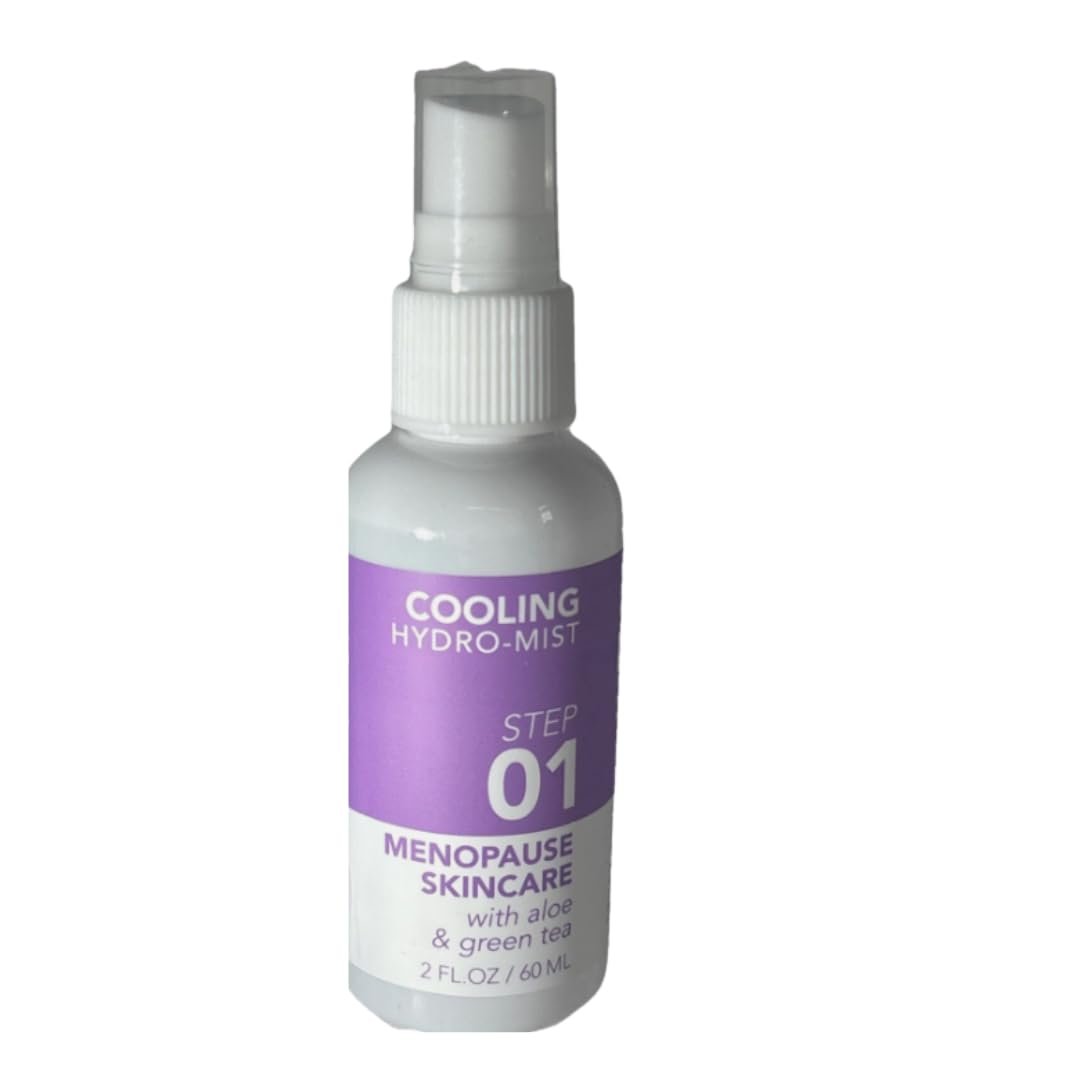 2 oz Cooling Hydro-Mist, Perimenopause Menopause Skin Care Cooling Spray with Aloe & Green Tea