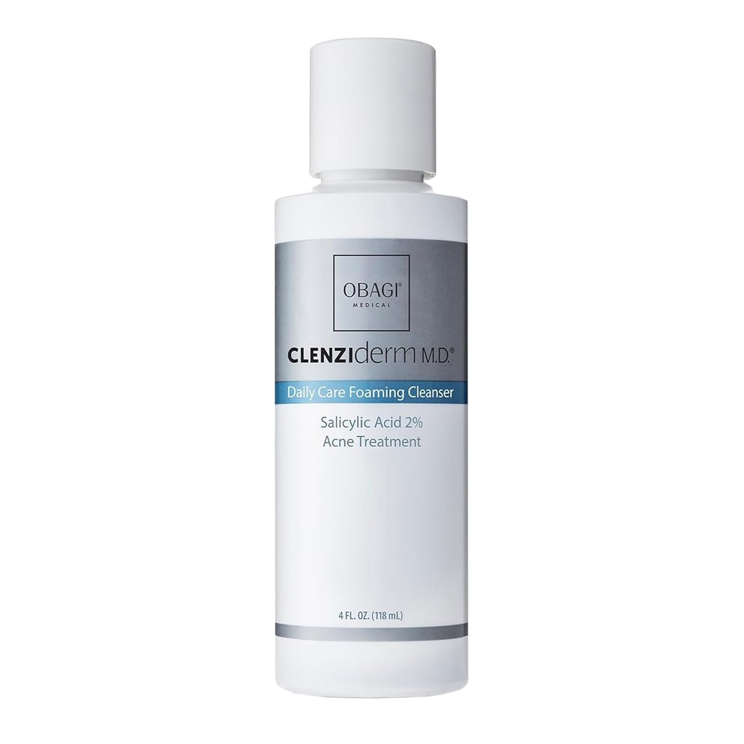 Obagi CLENZIderm M.D. Daily Care Foaming Acne Cleanser – Acne Treatment with 2% Salicylic Acid (BHA)