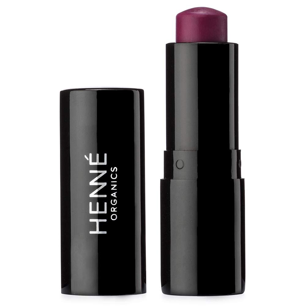 Henné Organics Luxury Lip Tint – Moisturizing, Sheer Natural Color – Muse (Berry Mauve)