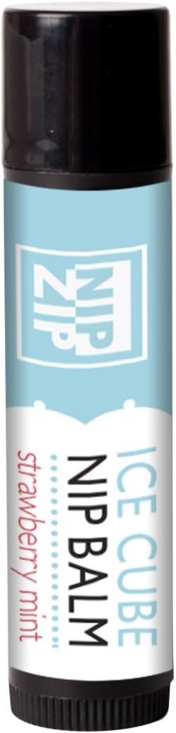 Sensuva Nip Zip Ice Cube Nipple Balm .15 oz Tube (Strawberry Mint)