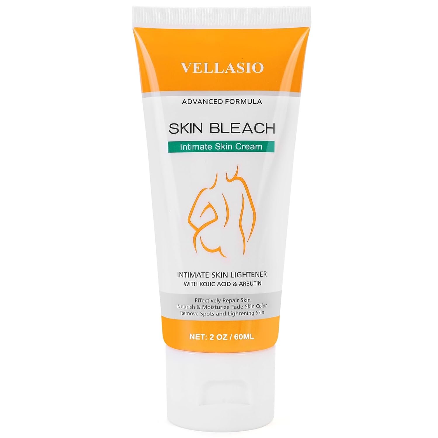 Skin Bleaching Cream, Skin Lightening for Intimate Area, Whitening Cream Underarms, Knees, Elbows, Inner Thigh, Bikini Line, Armpit, Natural Formula Dark Spot Remover