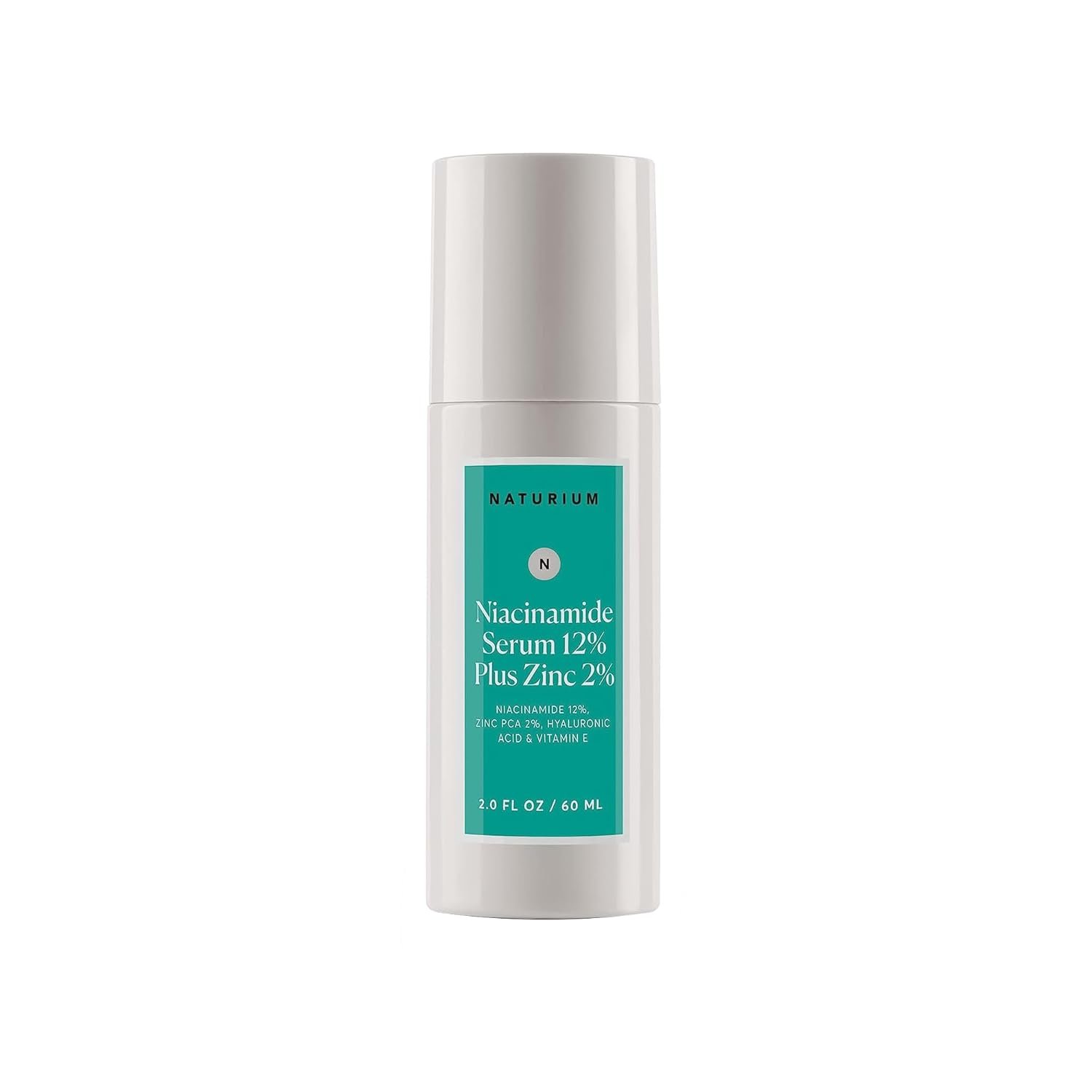 Naturium Niacinamide Face Serum 12% Plus Zinc 2% Jumbo, Anti-Aging, Pore Minimizer & Dark Spot Corrector with Hyaluronic Acid & Vitamin E, Vegan & Cruelty-Free, 2 oz
