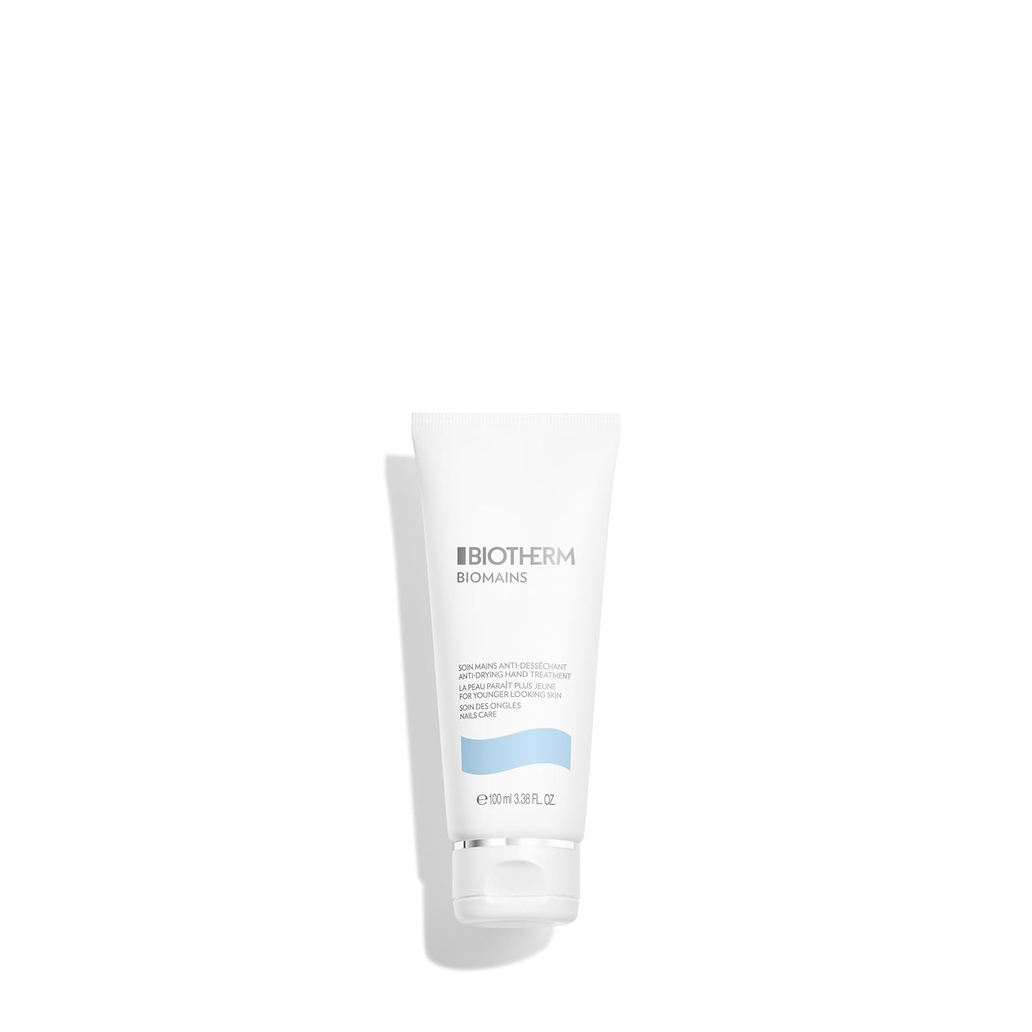Biotherm Biomains Age-delaying Cream For Hands & Nails, Hand Cream, Smoothes And Softens Hand Skin For Younger Looking Hands, Powered By Biotech Plankton, Vitamin E And Panthenol, 3.4 Fl. Oz.