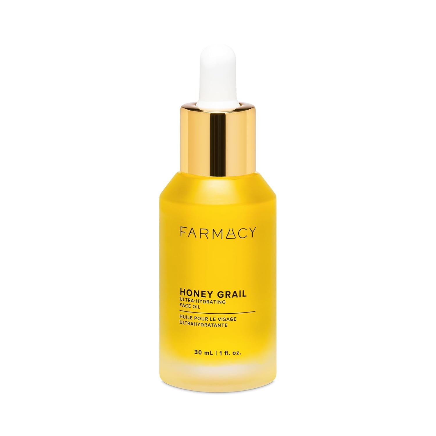 Farmacy Honey Grail Hydrating Face Oil – Nourishing Oil for Skin & Hair – Infused with Sea Buckthorn, Rosehip & Buckwheat Honey to Moisturize & Maintain a Healthy Skin Barrier (30ml)