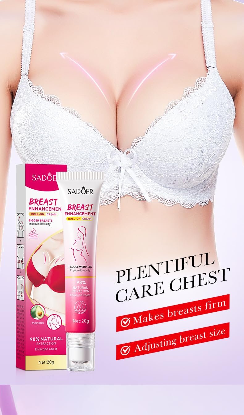 Premium Breast Firming Cream – Natural Lifting & Tightening Massage Cream for Women, Enhances Elasticity & Reduces Sagging, Deeply Moisturizing Bust Care