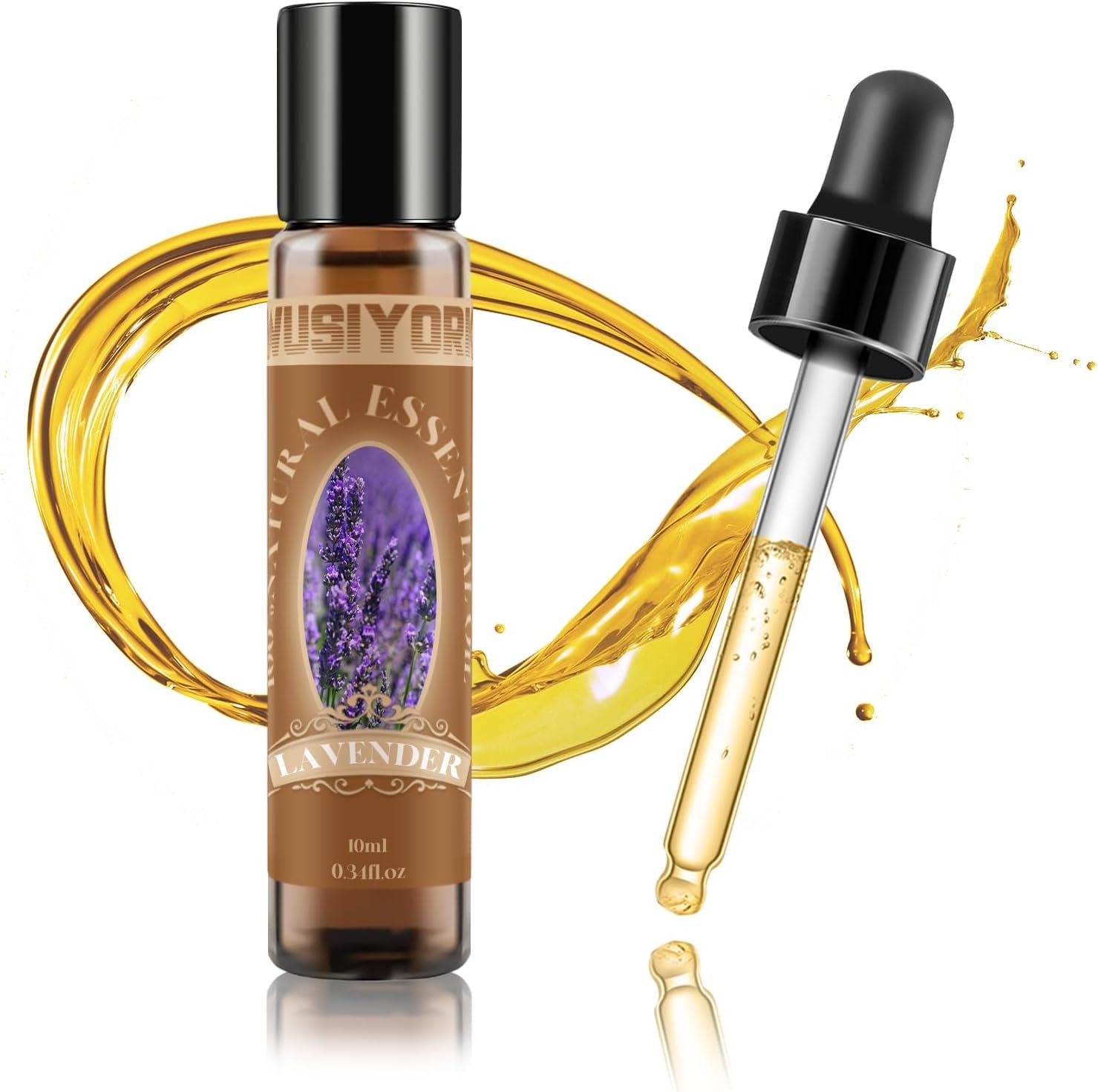 Lavender Essential Oil 10ML – 100% Pure and Natural Therapeutic Grade Oils for Aromatherapy Diffuser – 0.34 Fl Oz/Lavender