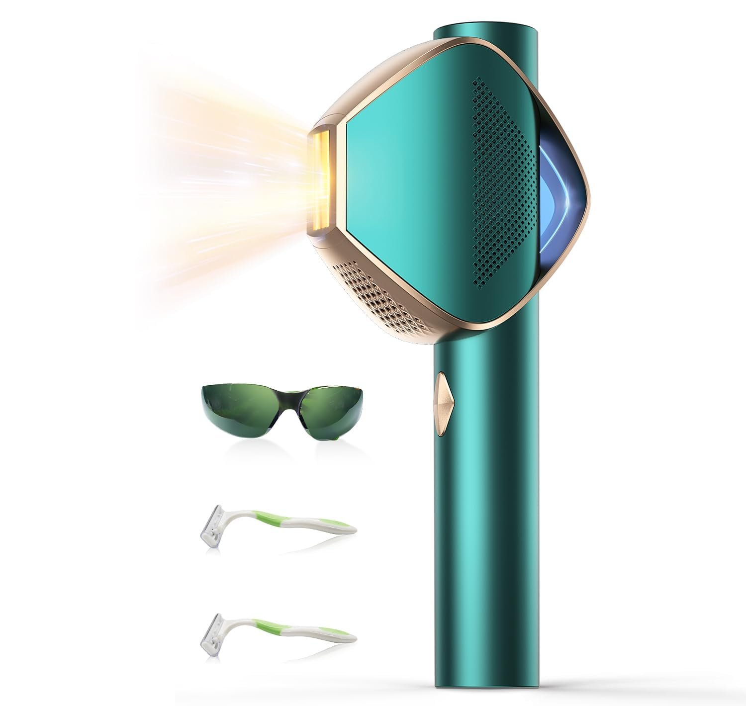 IPL Laser Hair Removal for Women and Men, Long-Lasting Results,999,999 Flashes Painless Hair Removal, 3-In-1 Permanent Hair Removal Device for Face Body Bikini Line Beauty Care