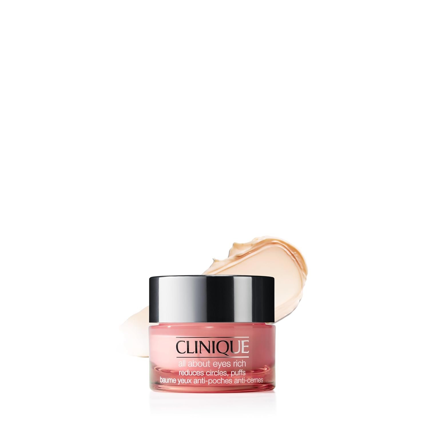 Clinique All About Eyes: Lightweight Eye Cream Vitamin C Formula + Rich Eye Cream Hyaluronic Acid Formula | Hydrating, Brightening, Depuffing