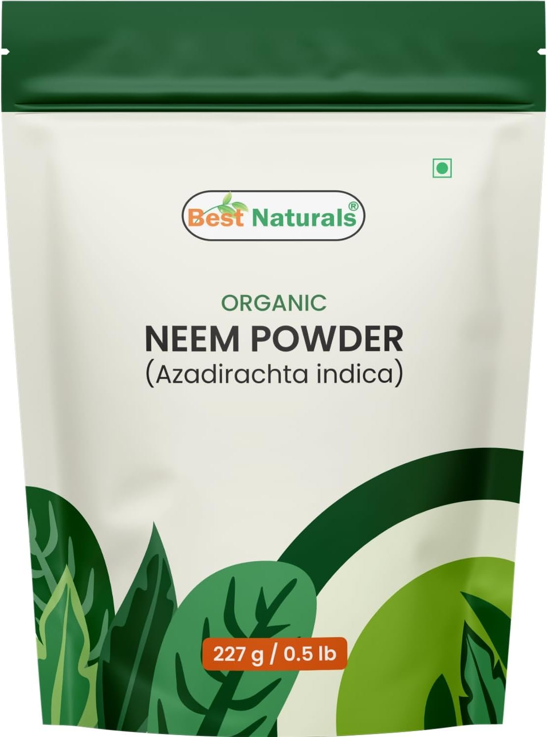 Best Naturals Certified USDA Organic Neem Powder, 227 Gram, Gluten Free, GMO Free, Vegan