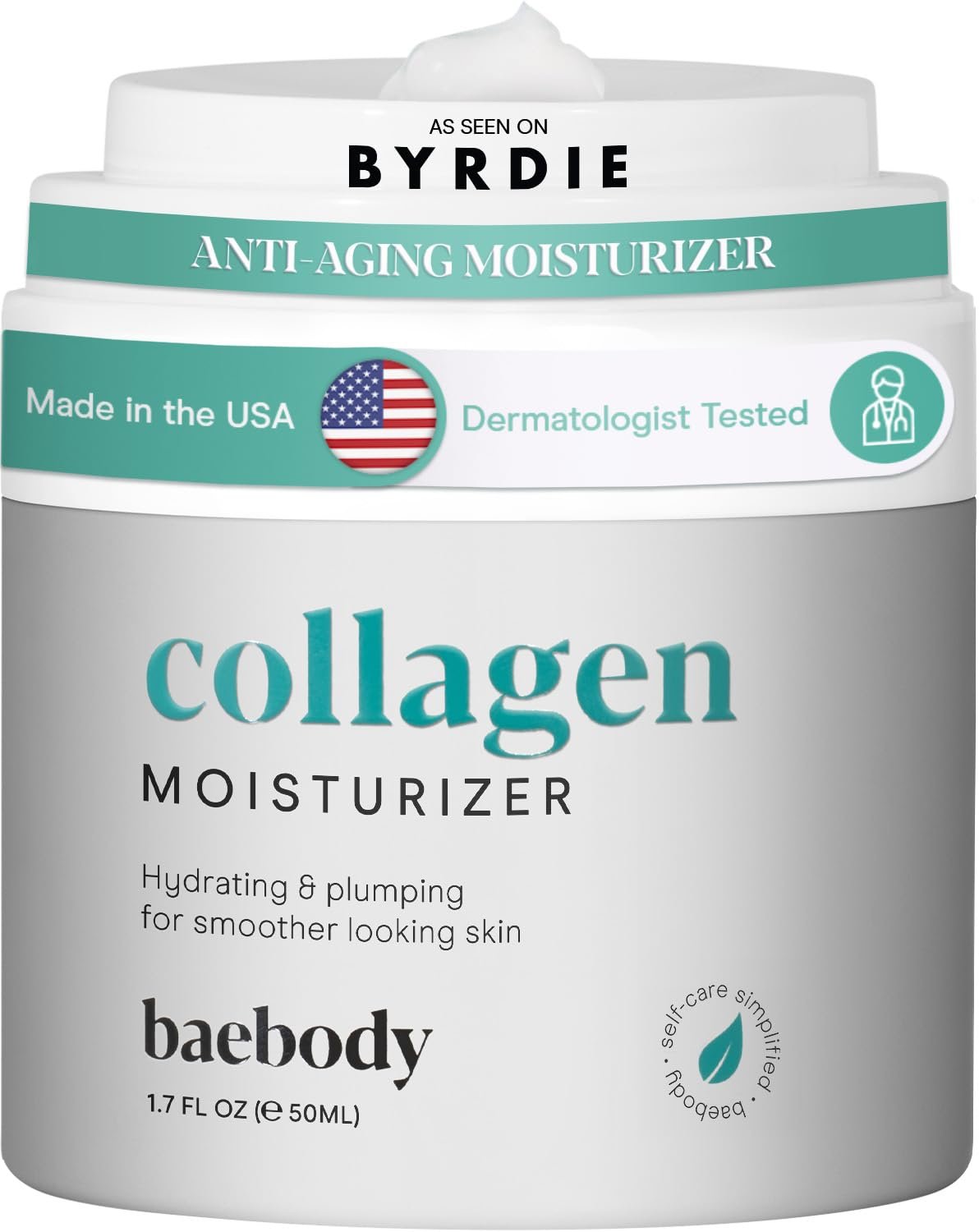 Baebody Collagen Retinol Snail Mucin Face Moisturizer with Hyaluronic Acid, Anti-Aging Face Cream for Fine Lines and Wrinkles, Anti-Wrinkle Cream for Face (1.7 fl oz)