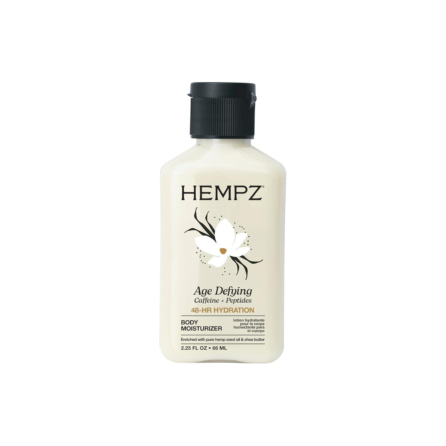 HEMPZ Body Lotion Age Defying – Shea Butter Daily Moisturizing Cream, Shea Butter Hand and Body Moisturizer – Hemp Lotion – Skin Care Products, Hemp Seed Oil – Mini, 2.25 oz.