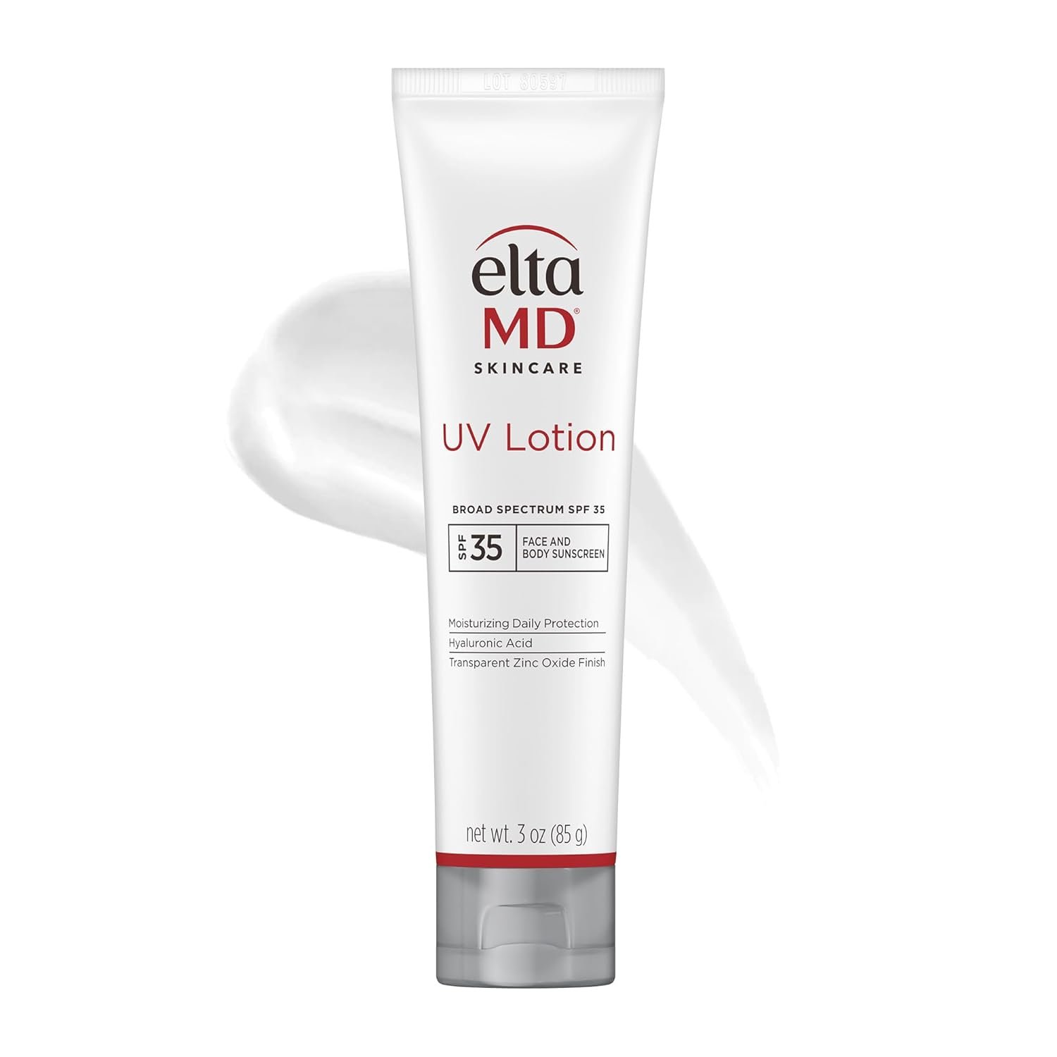 EltaMD UV Lotion SPF 30+ Sunscreen Moisturizer for Face and Body, Mineral Based with Zinc Oxide and Hyaluronic Acid for Sensitive Skin, Non-Greasy & Fragrance-Free.