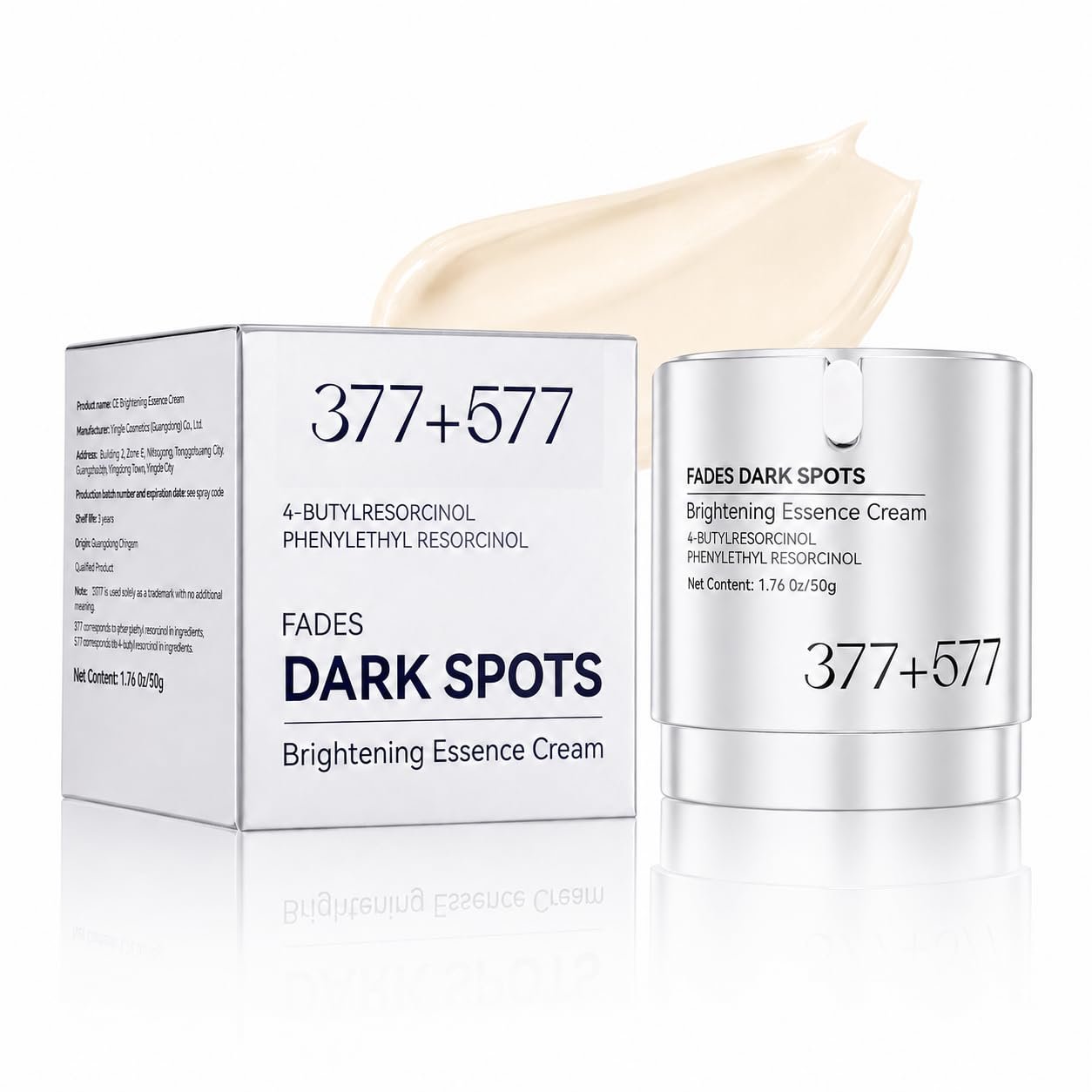 Dark Spot Remover for Face and Body, 1.76 Fl Oz, Dark Spot Corrector Cream with 377 577 Brightening Formula, for Uneven Skin Tone, Sun Spots, Age Spots and Discoloration, Skincare Gift for Women