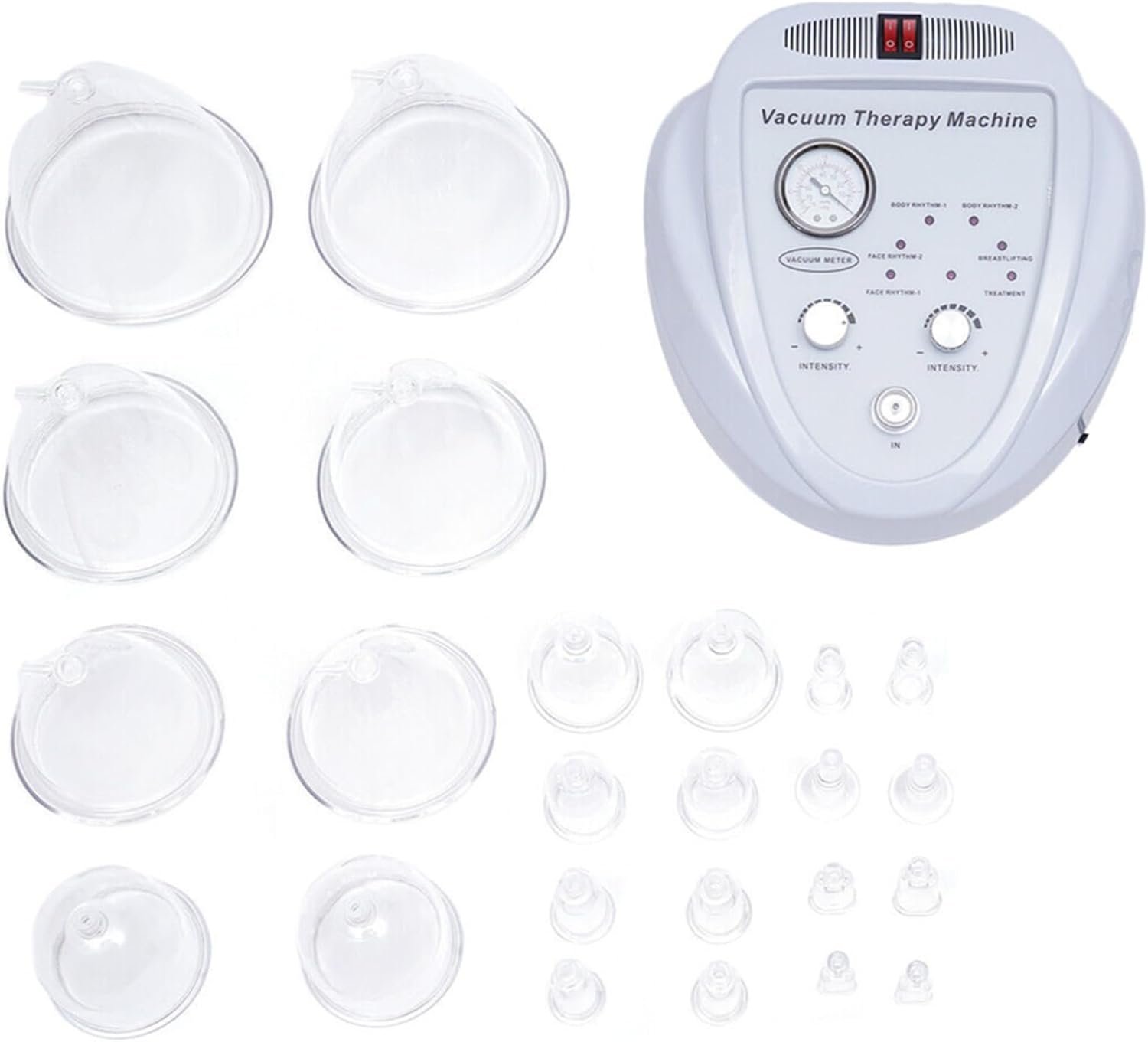 Vacuum Therapy Machine, Professional Breast & Buttock Enlargement Vacuum Therapy Machine for Body Care, Multifunctional Cupping Machine Body Shaping Massager with Touch Screen