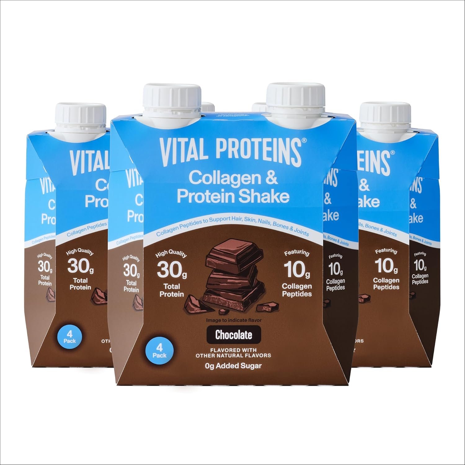 Vital Proteins® Chocolate Collagen & Protein Shake, 30g Total Protein Including 10g Collagen Peptides, Healthy Hair, Skin, Nails & Joints