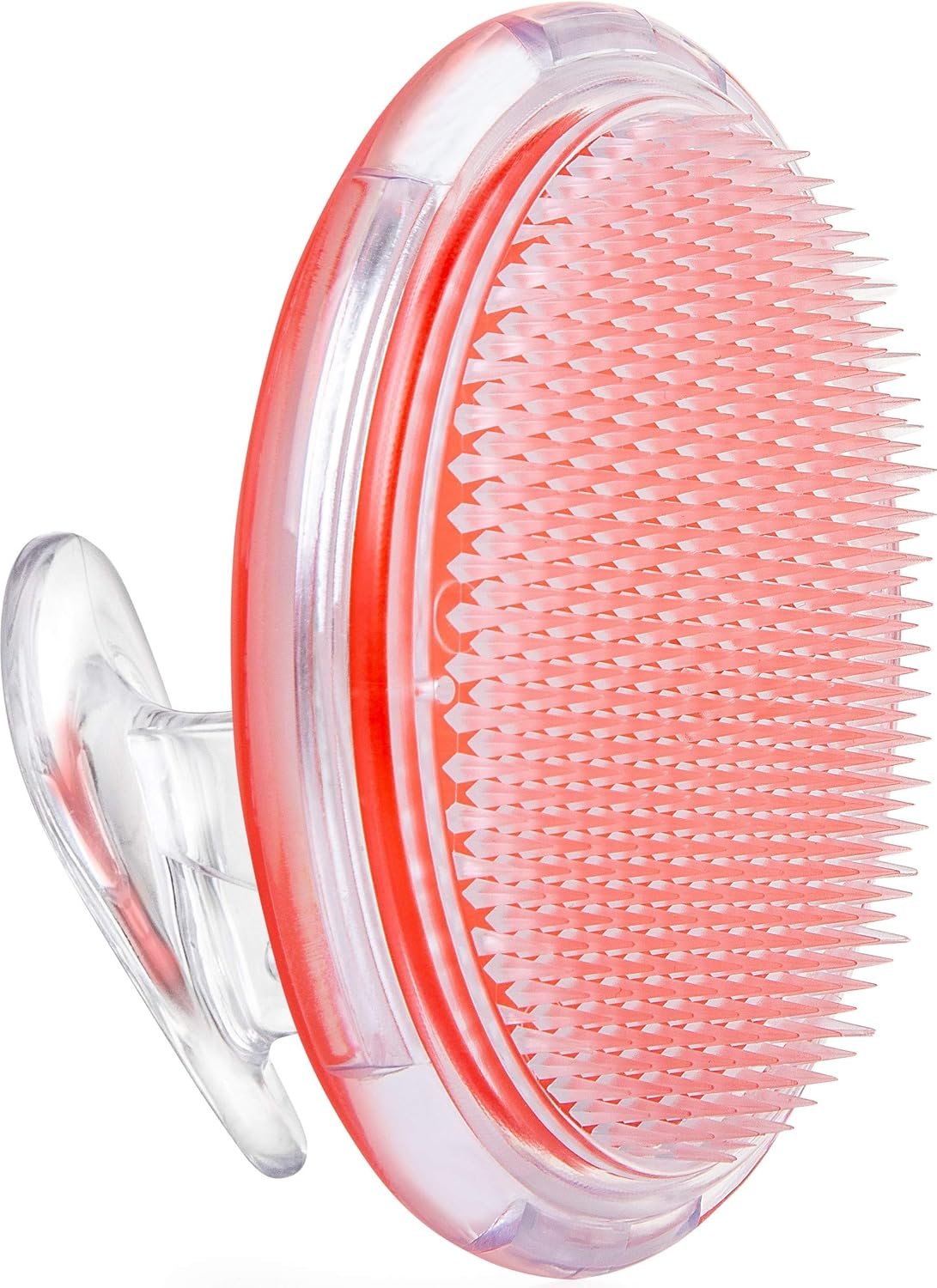 Dylonic Exfoliating Brush for Ingrown Hair and Razor Bump Prevention – Gentle Pre-Shave Exfoliator for Silky Smooth Skin on Face, Legs, Bikini Line – Orange, 4×3-Inch