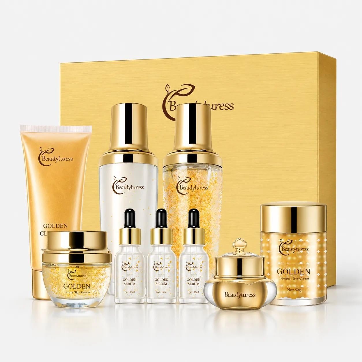 Snail Mucin Facial Skincare Set for Women, Suitable for All Skin Types – Deep Moisturizing & Nourishing with Collagen, Birthday & Valentine’s Day Gift – Anti-aging Skin Care Set, Face Kits Daily Care